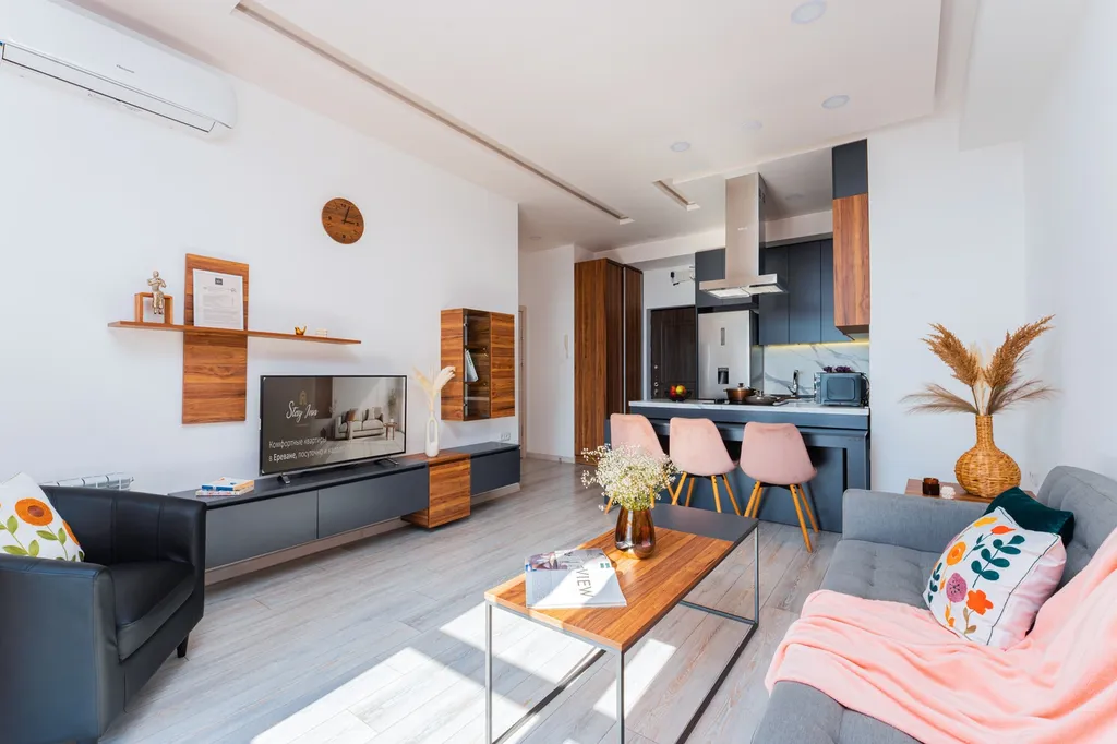 Стильная квартира с прекрасным видом в центре города / Стей Инн