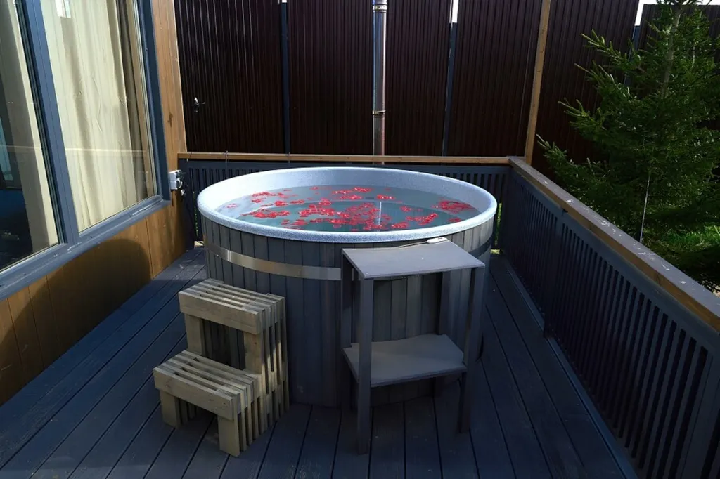 Уютный дом с баней и горячей купелью