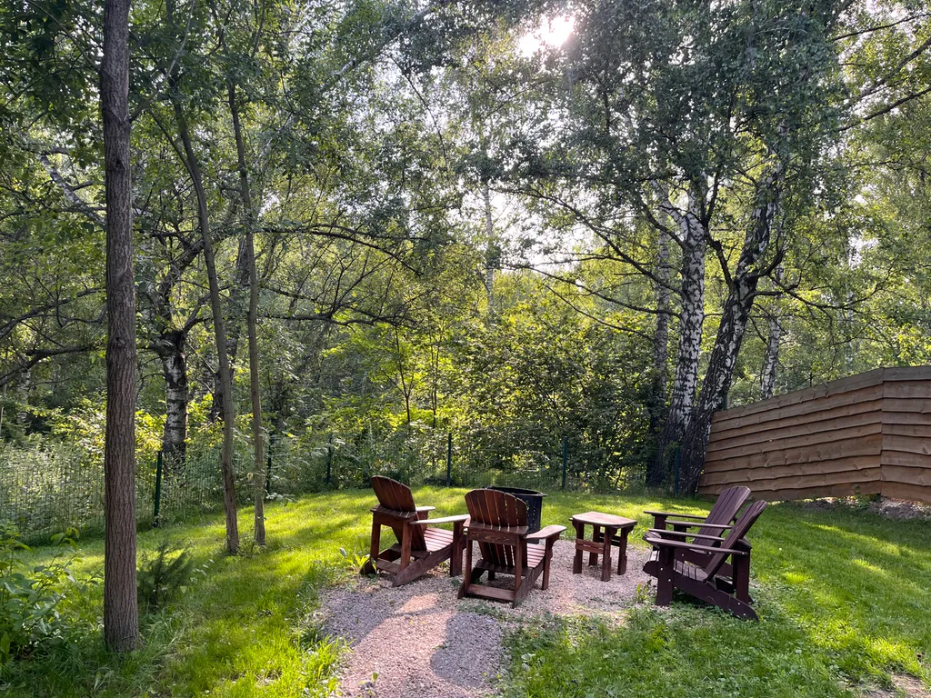 Треугольный домик Авро с баней и чаном в Чкалов Дача