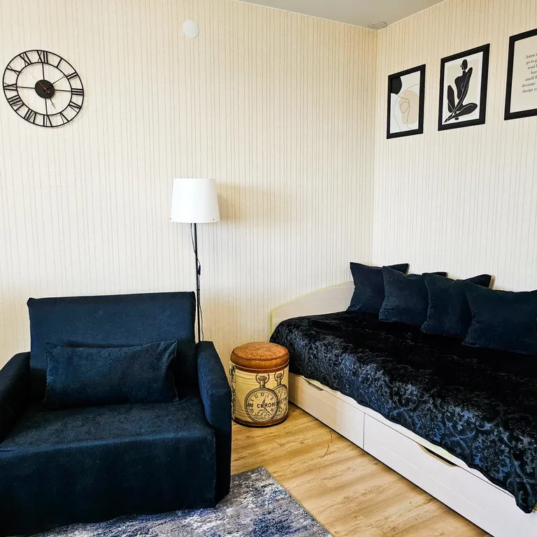 Квартира с балконом и 5-ю раздельными спальными местами. Кофемашина