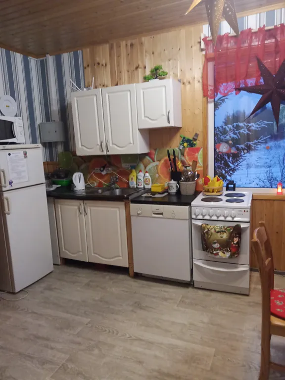 Дом в Карелии с печью-камином и видом на лес