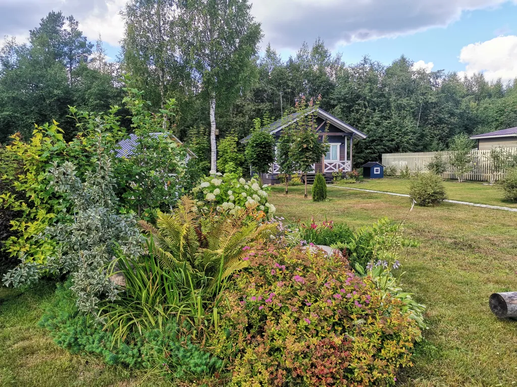 Дом с садом между лесом и рекой
