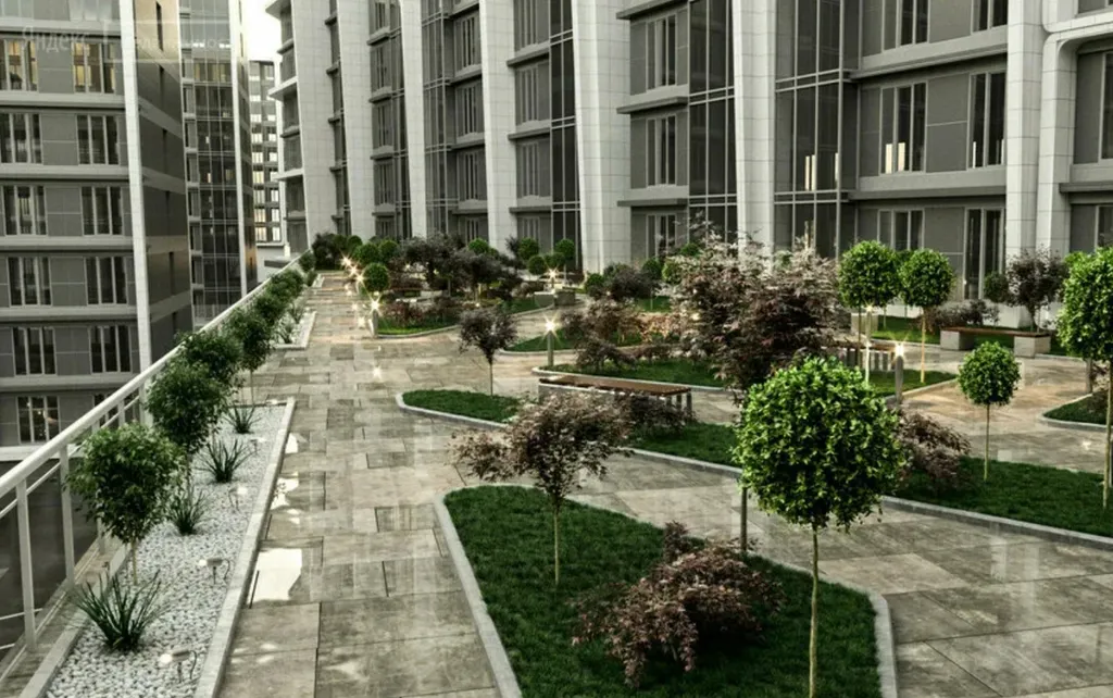 Уютная квартира в курортной части города в жк-Эсфера Сити с видом на горы