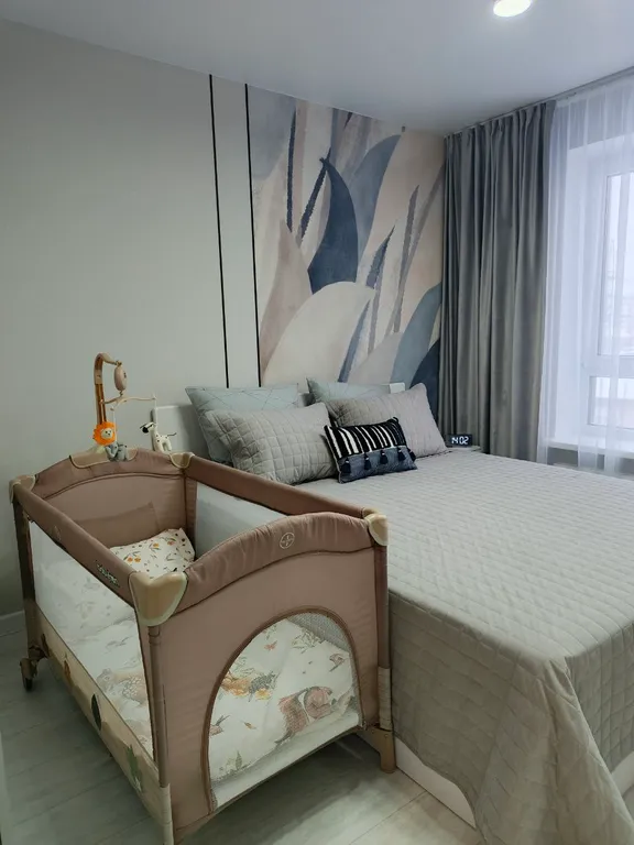 Уютная евродвухкомнатная квартира с дизайнерским ремонтом