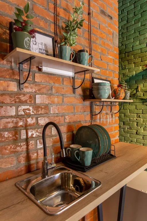 Квартира с мангальной зоной и купелью