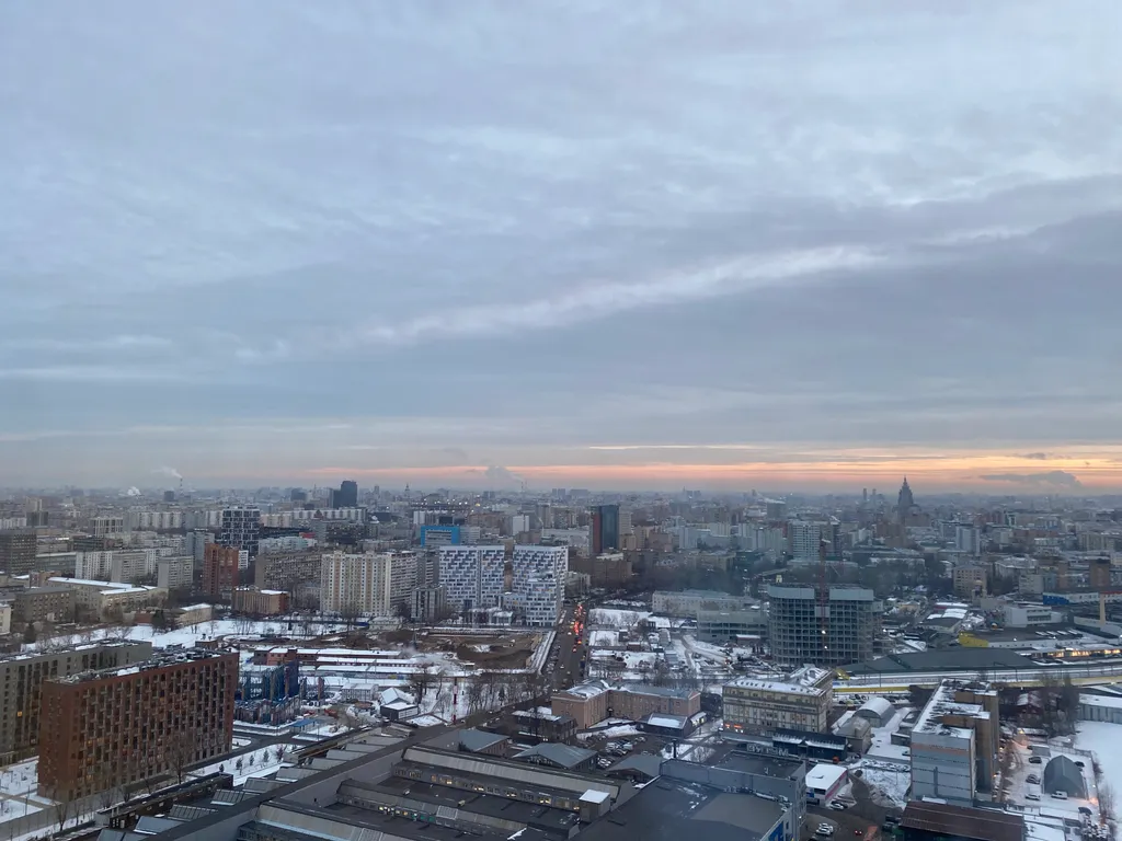 Квартира Квартира Панорама - студия с шикарным видом м. Савеловская — Москва
