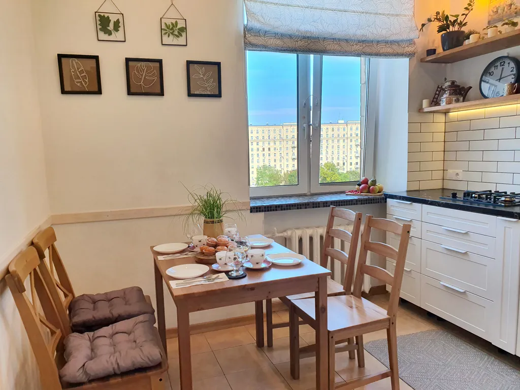 Квартира Квартира с потрясающим видом на Москва-сити, метро у подъезда — Москва