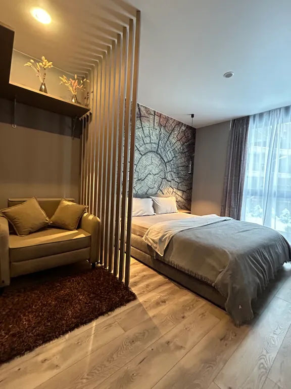 "Охта  Адвент" 53 м. "Лес" с камином у курорта