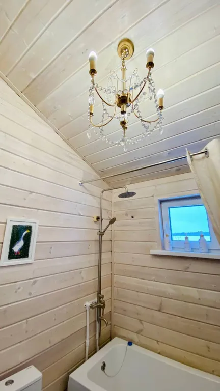 Панорамный дом у поля и леса