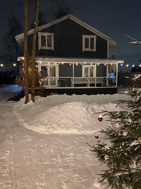 Уютный дом с баней