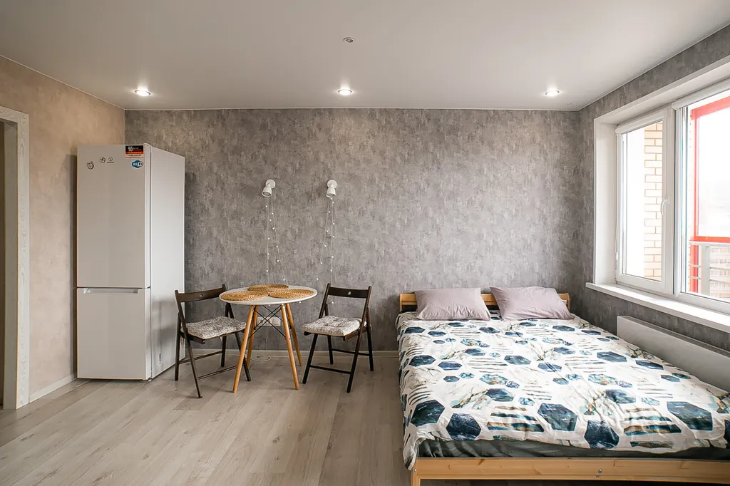 Уютная студия в скандинавском стиле