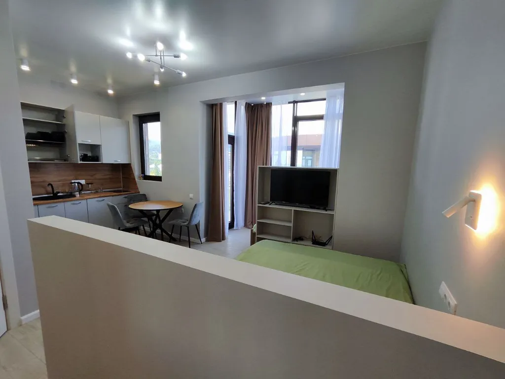 Уютная студия в апартаментном комплексе Морской берег