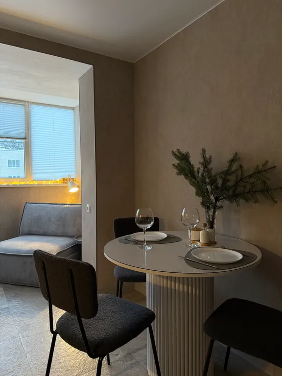 Стильная и теплая квартира