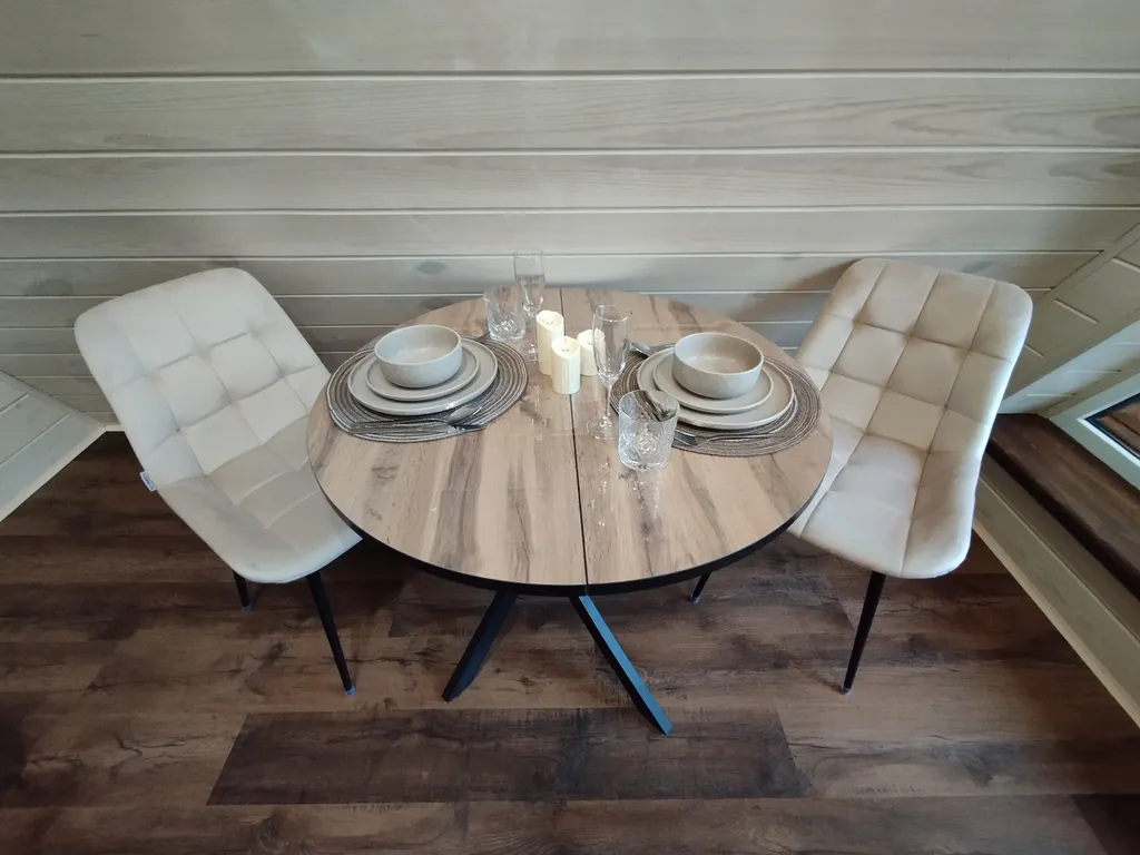 Дом А-фрейм с банным чаном