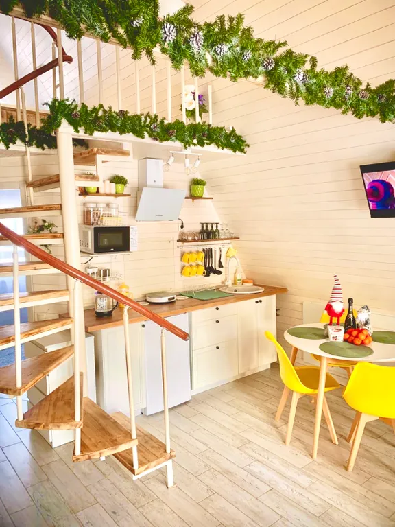 Коттедж Афрейм с видом на горы — Архыз