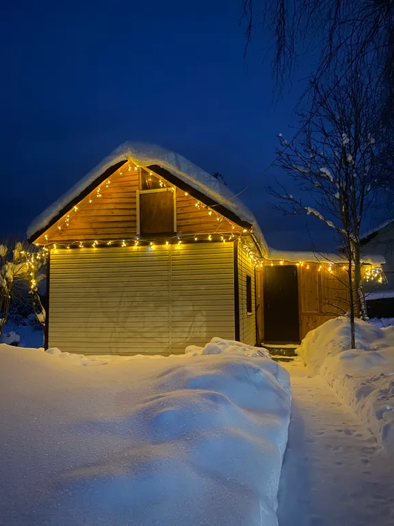 Эко-дом на природе со всеми удобствами