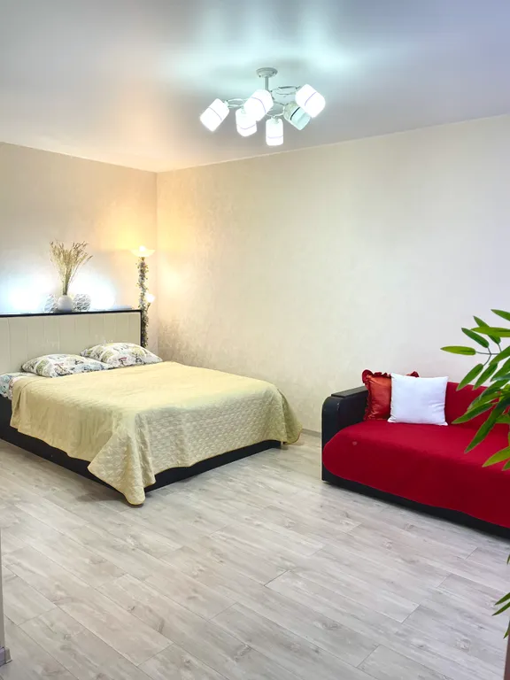 Студия на набережной с видом на Волгу