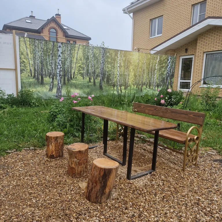 Уютный кирпичный домик с баней и банным чаном