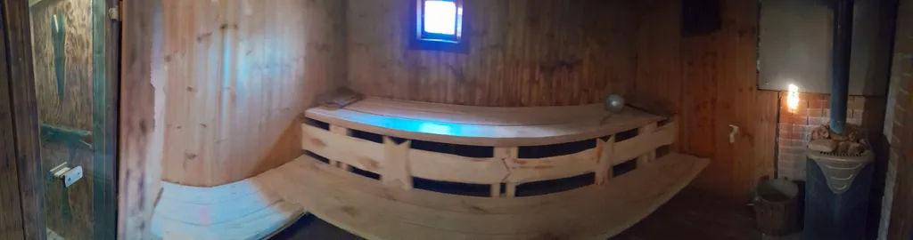 Дом на реке шале Венеция с чаном и вместительной банькой