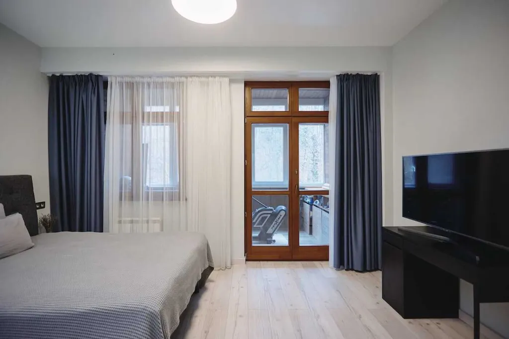 Апартамент райдера с видом на горы