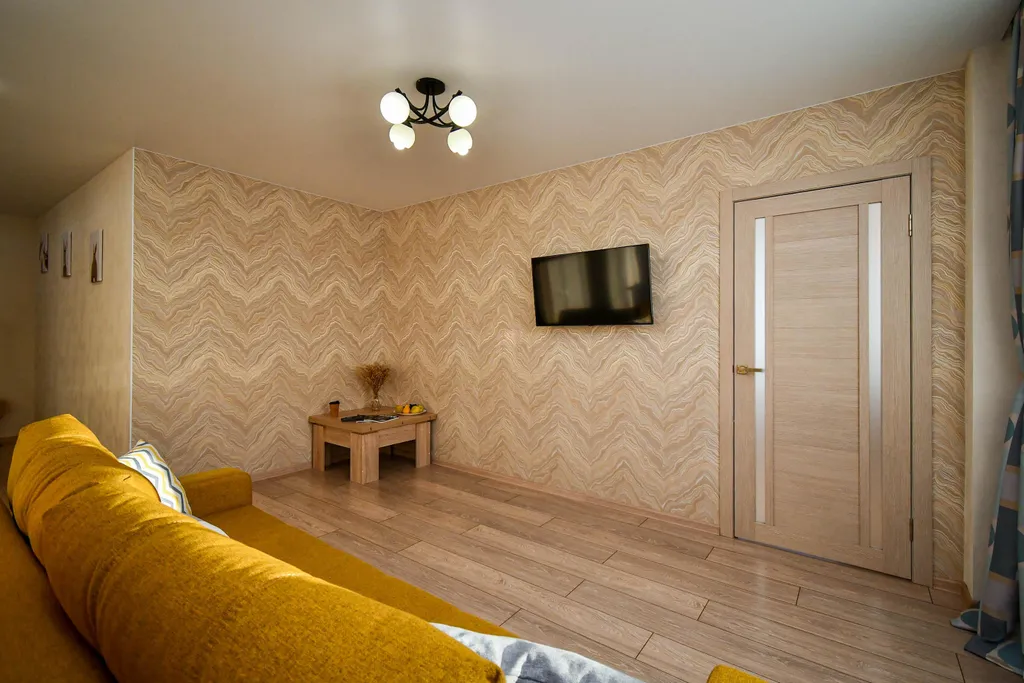 Квартира Квартира Уютная евродвушка с видом на горы и Енисей — Красноярск