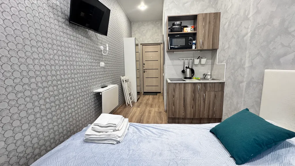 Квартира Хорошая квартира-студия у метро Лиговский проспект — Санкт-Петербург