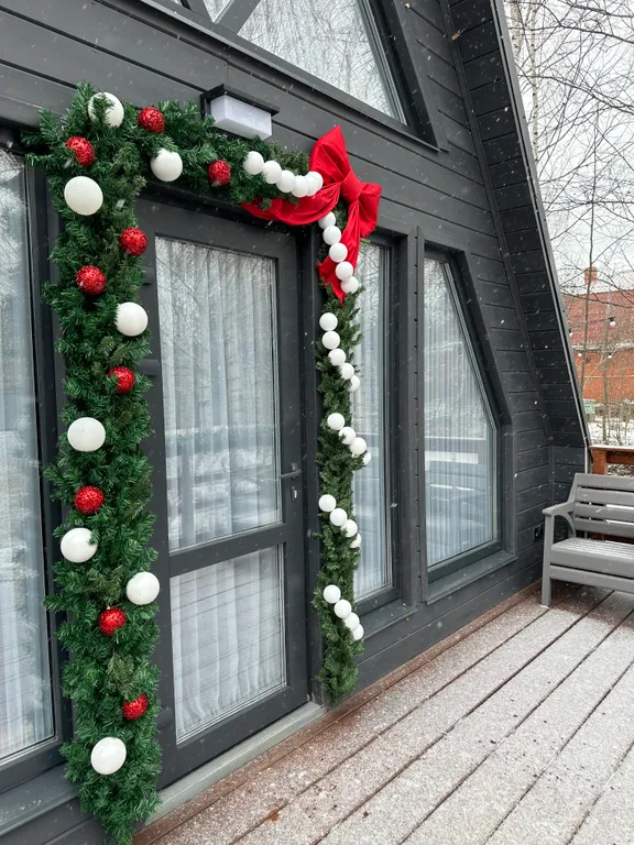 Уютный новый дом А-frame Седьмой берег