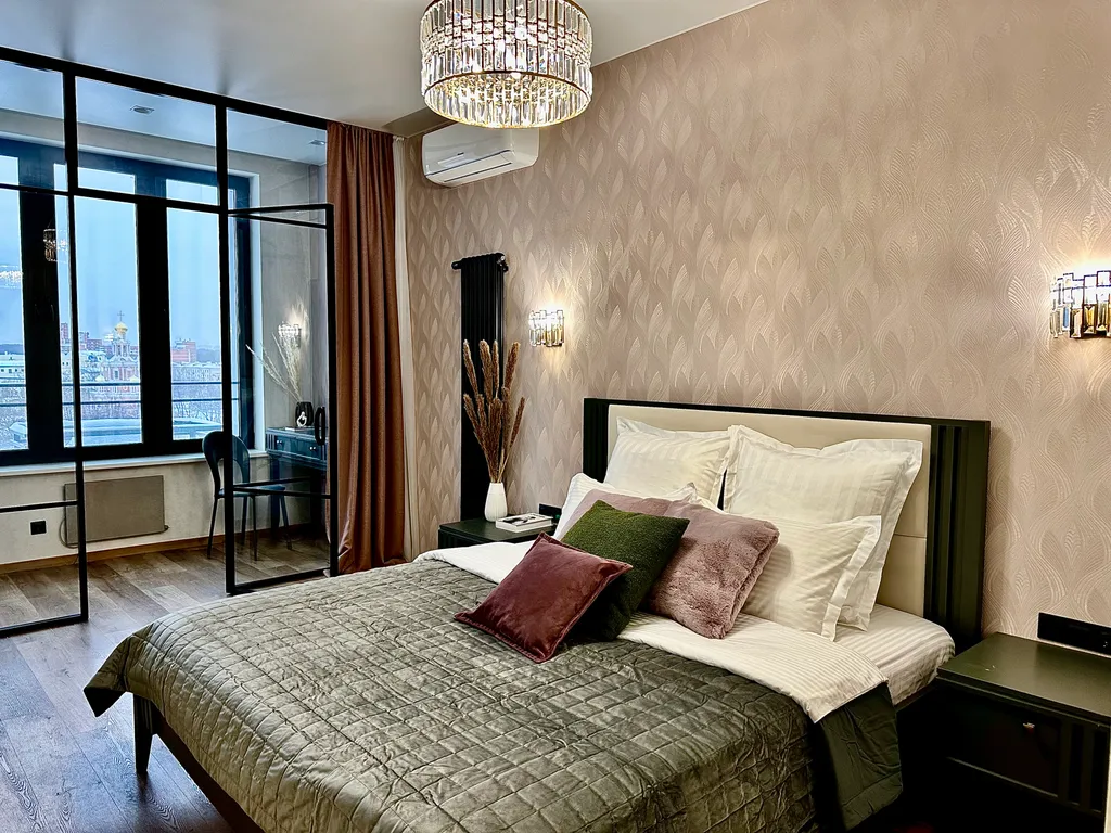 Квартира Квартира Дизайнерский люкс с видом на Москва-сити — Москва