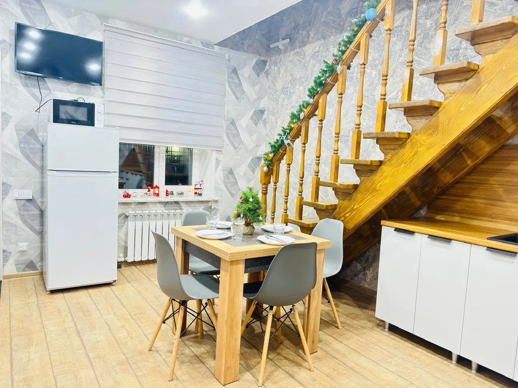 Апартаменты двухуровневые однокомнатные с кухней (апарт 6)