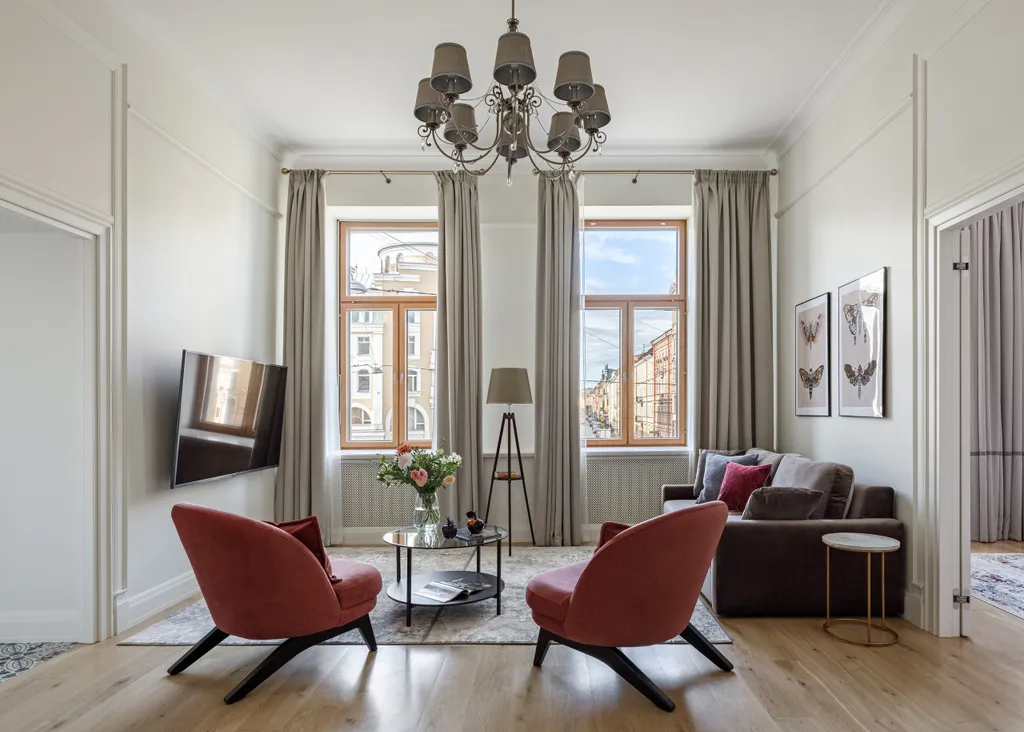 Квартира Квартира У реки Фонтанки с видом на Собор — Санкт-Петербург