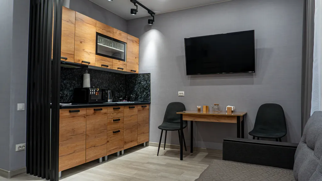 Уютная студия с прекрасным видом