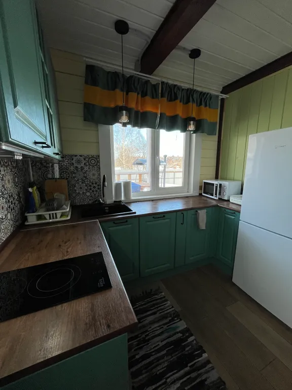 Домик на пруду, банька на дровах