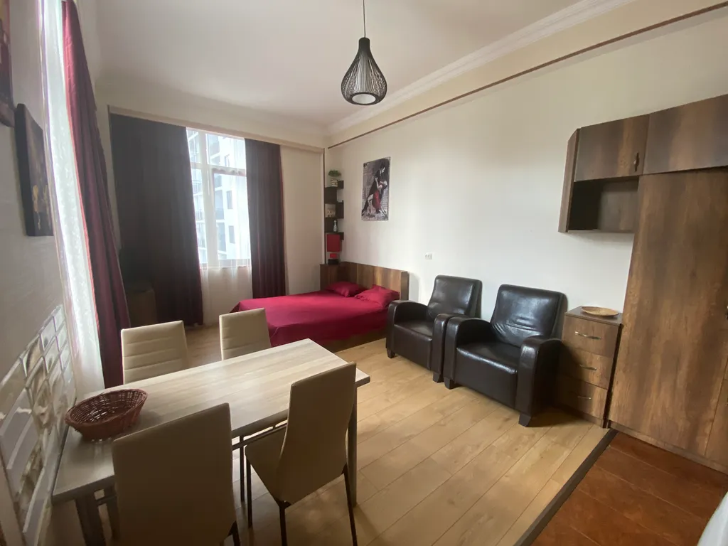 Уютная однокомнатная квартира для двоих, с хорошим видом