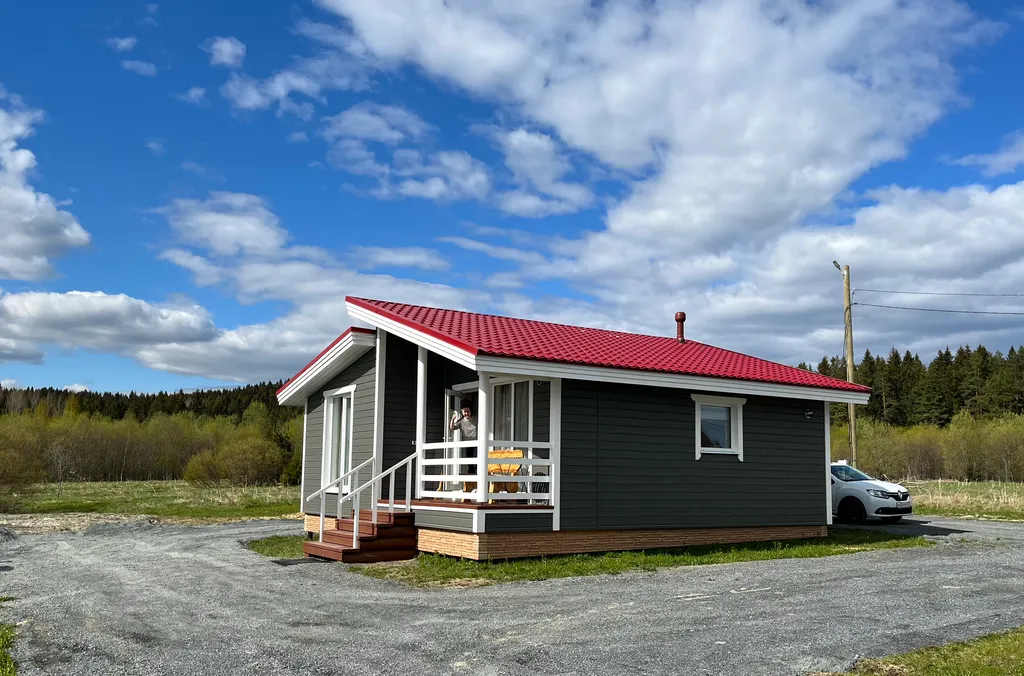 Карельский скандидомик с сауной