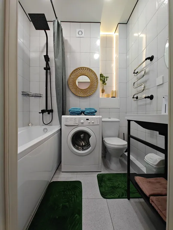 Уютная квартира 8 Панд со свежим ремонтом в тихом дворе