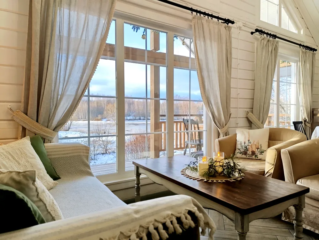 Коттедж Дом с сауной на берегу реки — аренда посуточно в Рыбинск