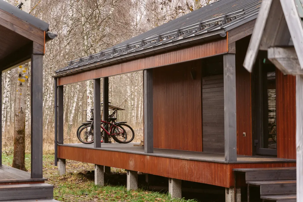 Коттедж Minos с камином