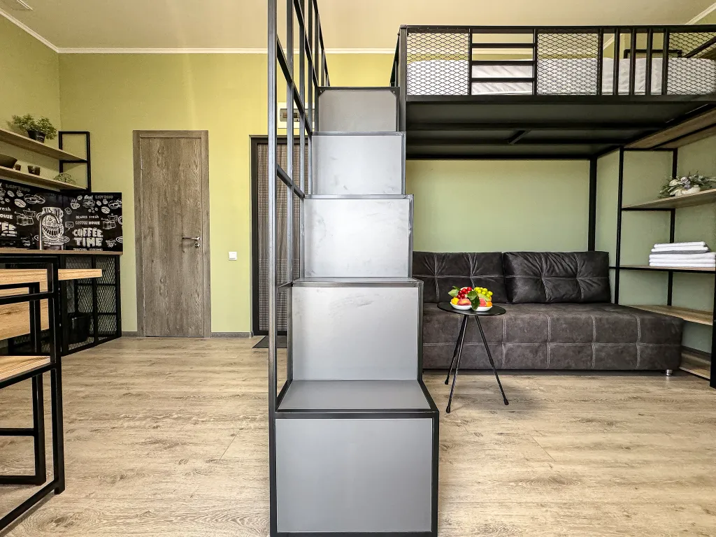 Уютная квартира-студия с балконом