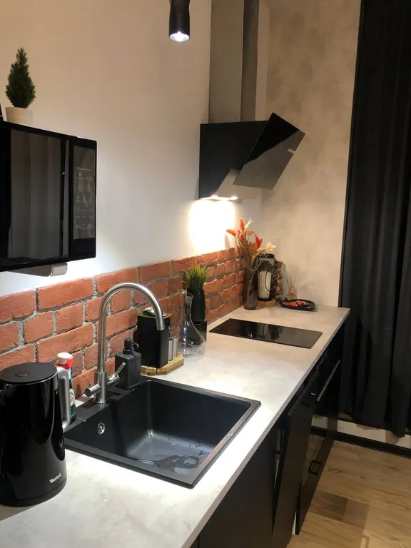 Ohtaloft апартаменты с террасой рядом с Охта парком