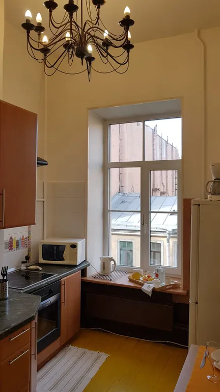 Квартира Квартира в 1 минуте от Невского проспекта, 2 спальни и вид на крыши — Санкт-Петербург