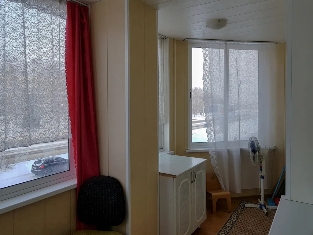 Уютная и солнечная однокомнатная квартира с красивым видом из окна