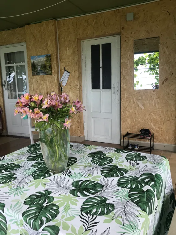 Уютная комната в центре города с видом на море