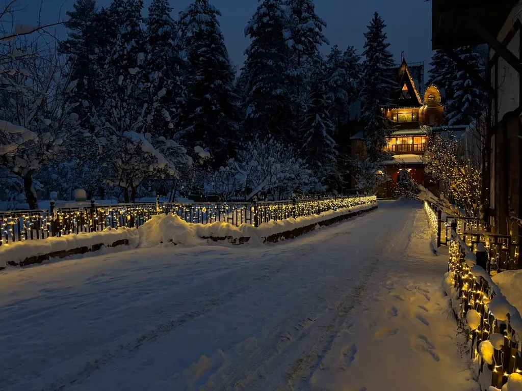 Коттедж Дом с тропическим бассейном, сауной и каминами — Московский