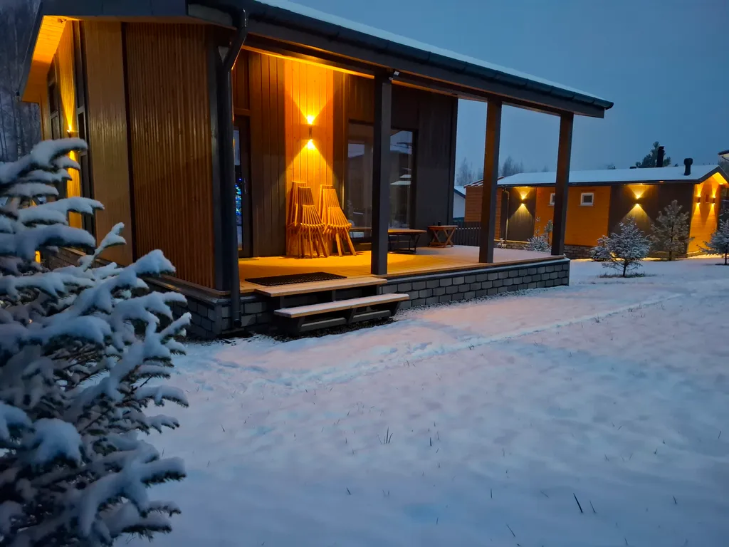 Scandic house с русской баней в 30 минутах от города