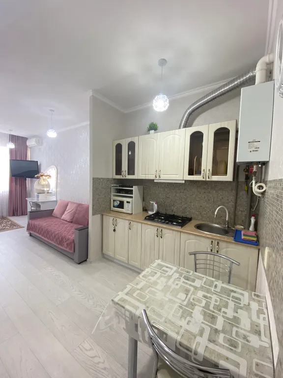 Уютная студия с видом на море и горы