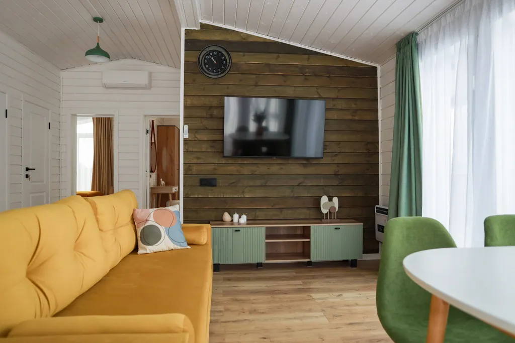 Стильный barnhouse с сауной