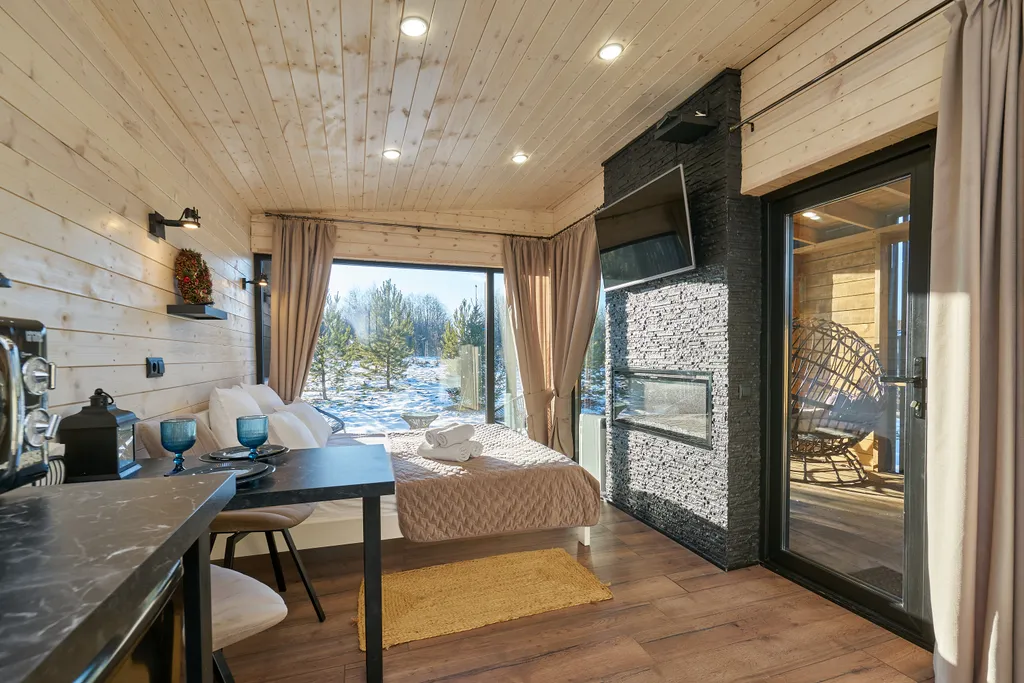 Дом с камином