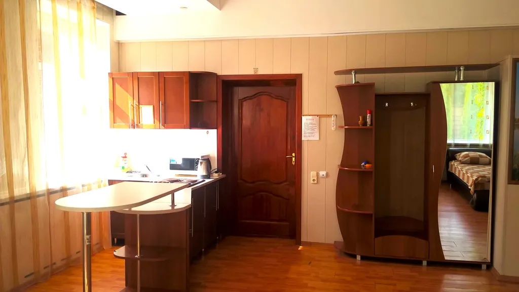 Большая студия со своим двориком