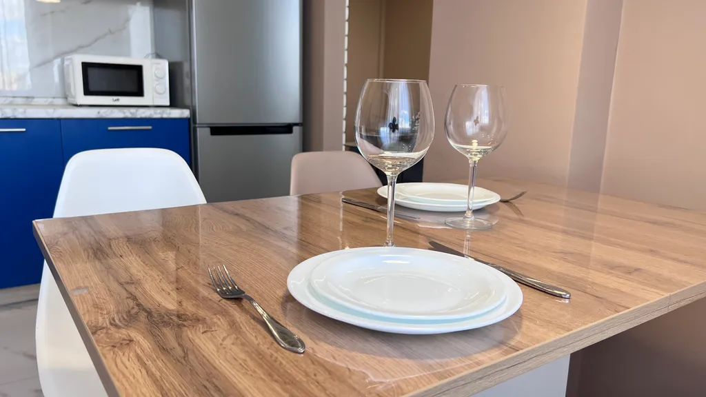 Современная квартира в центре с красивым видом на город