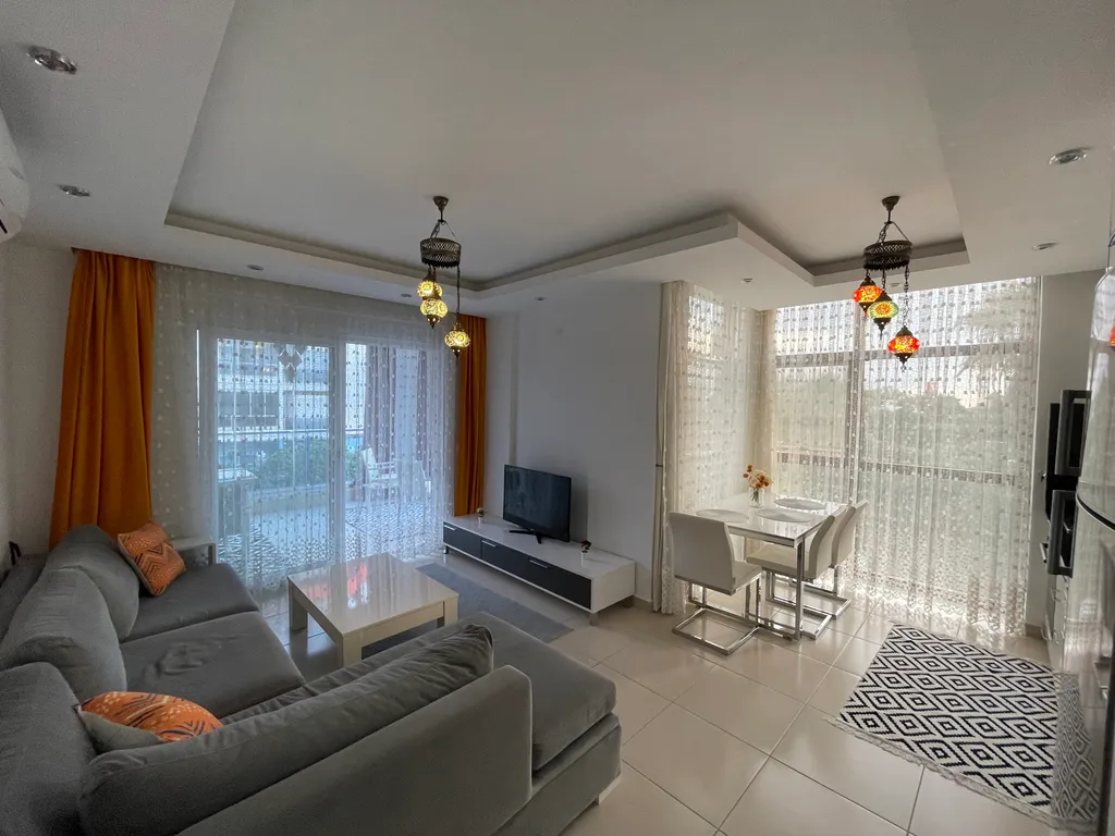 Уютный апартамент в 320 метрах от моря с балконом